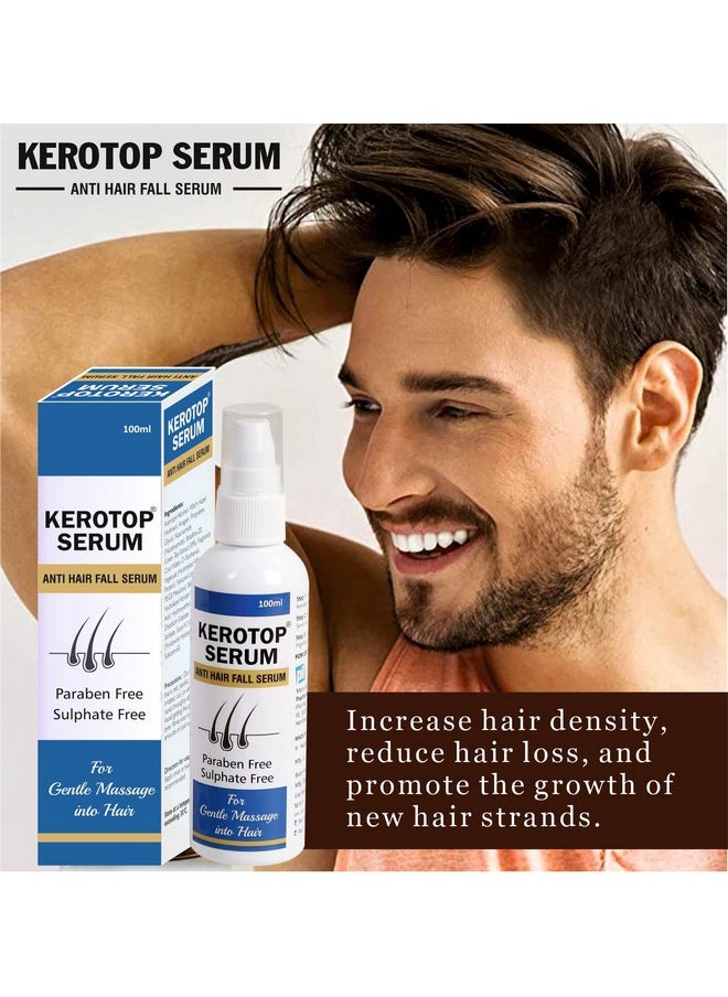 Pil Kerotop Anti Hairfall Hair Serum with Anagain Clinically Proven to Combat Hair Loss for Men and Women, Reactivate Hair Cells, Improves Hair Growth and Hair Density, Paraben & Sulfate Free (100 ML)