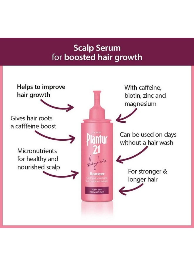 Plantur 21#longhair Nutri-Caffeine Women's Long Hair Booster Scalp Serum, 4.23 fl oz