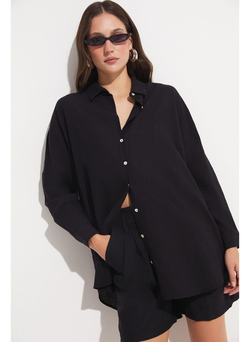 Women's Exclusive Oversize/loose Cut 100% Cotton Shirt