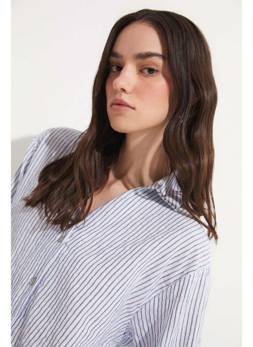 Blue Striped Shirt