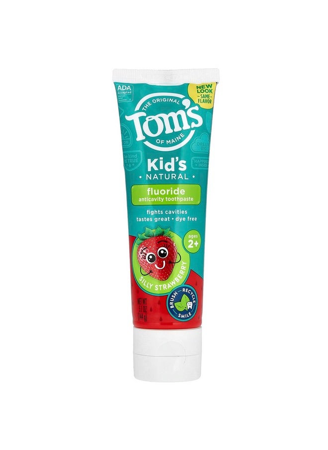 Natural Kid'S Fluoride Toothpaste, Silly Strawberry, 5.1 Oz. (Back In Original Formula)