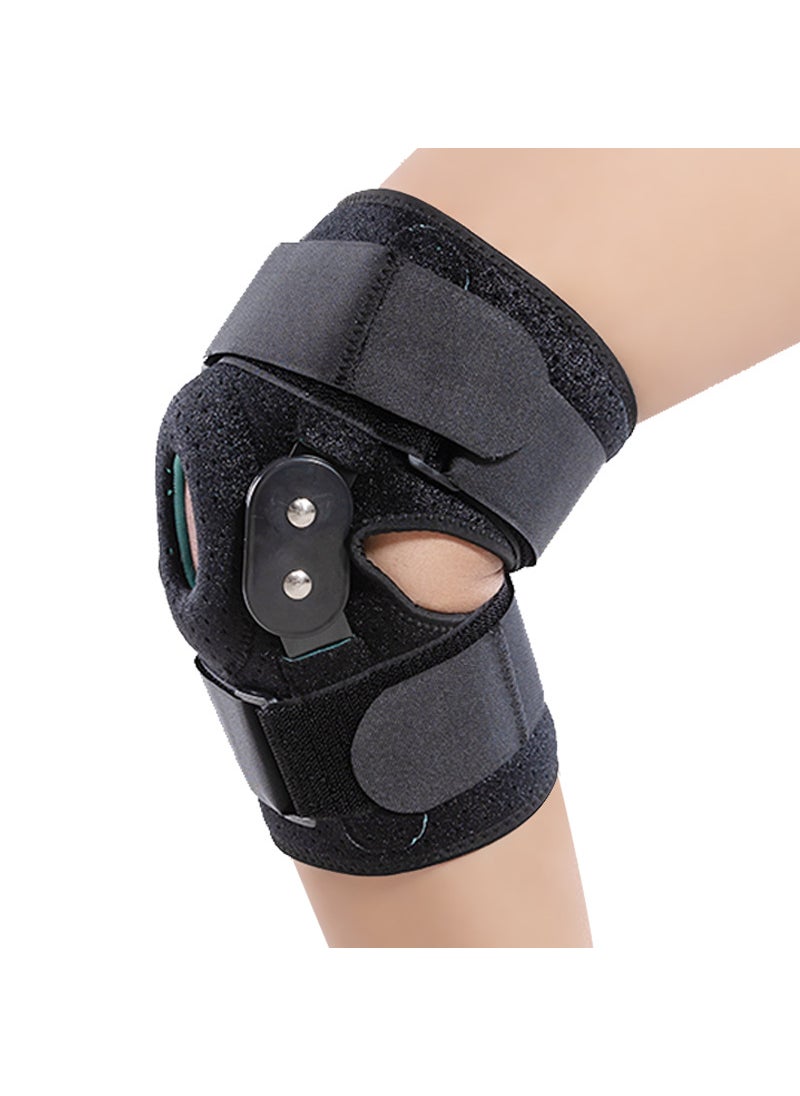 Compression Knee Support with Patella Brace for Sports Black