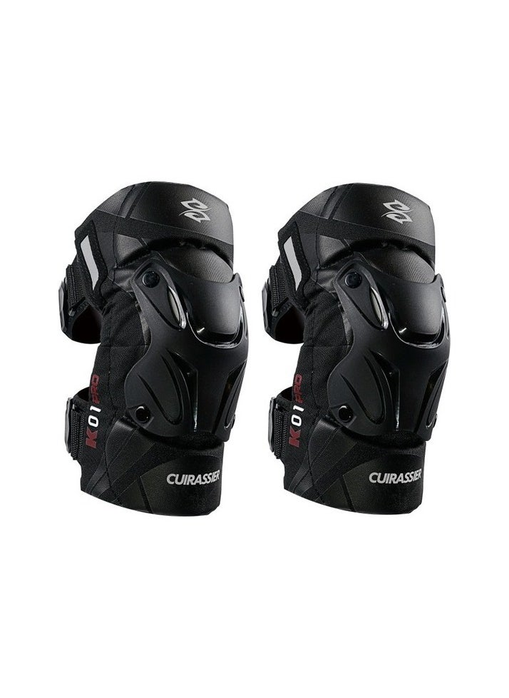 DLOER 2 PCS PCS Piece Motorcycle Knee Colour:Black