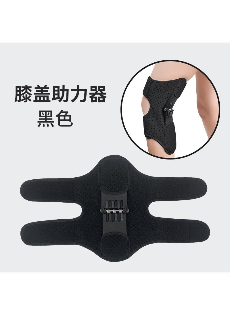 Knee booster elderly bone sports booster walker upstairs mountaineering squat patella support booster Black