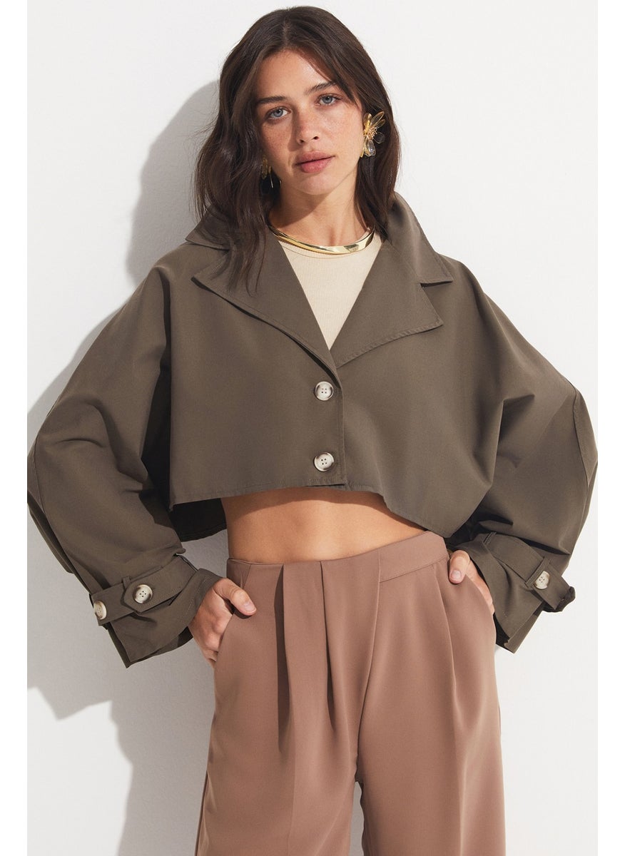 Crop Trench Coat