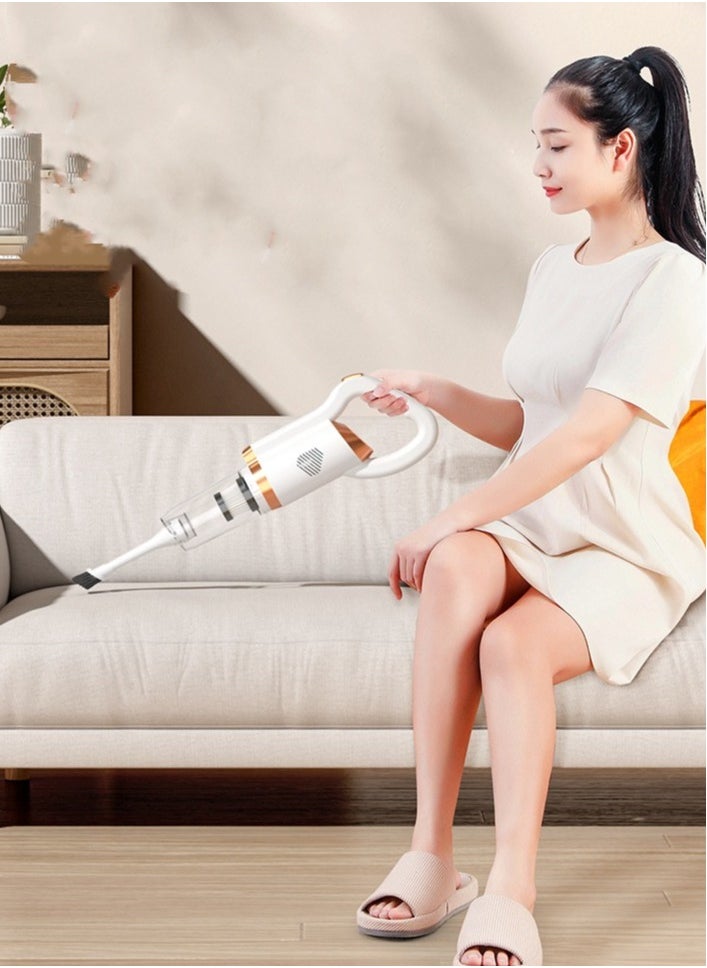 Wireless Handheld Vacuum Cleaner -Handheld Vacuum Cleaner 8500 PA Strong Suction Power, Car Portable Wireless Vacuum Cleaner With Gap Tool, Dustproof Cup Can Be Charged And Lightweight, Suitable For Car, Home, Kitchen, Pet Hair And Narrow Space