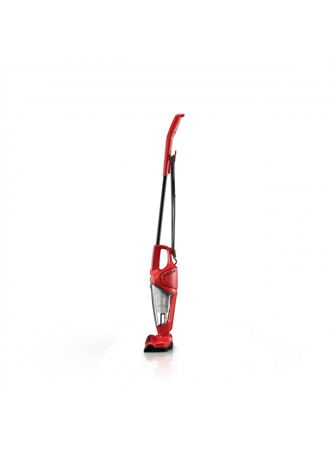 Dirt Devil Vibe 3-in-1 Vacuum Cleaner, Lightweight Corded Bagless Stick Vac with Handheld, SD20020, Red