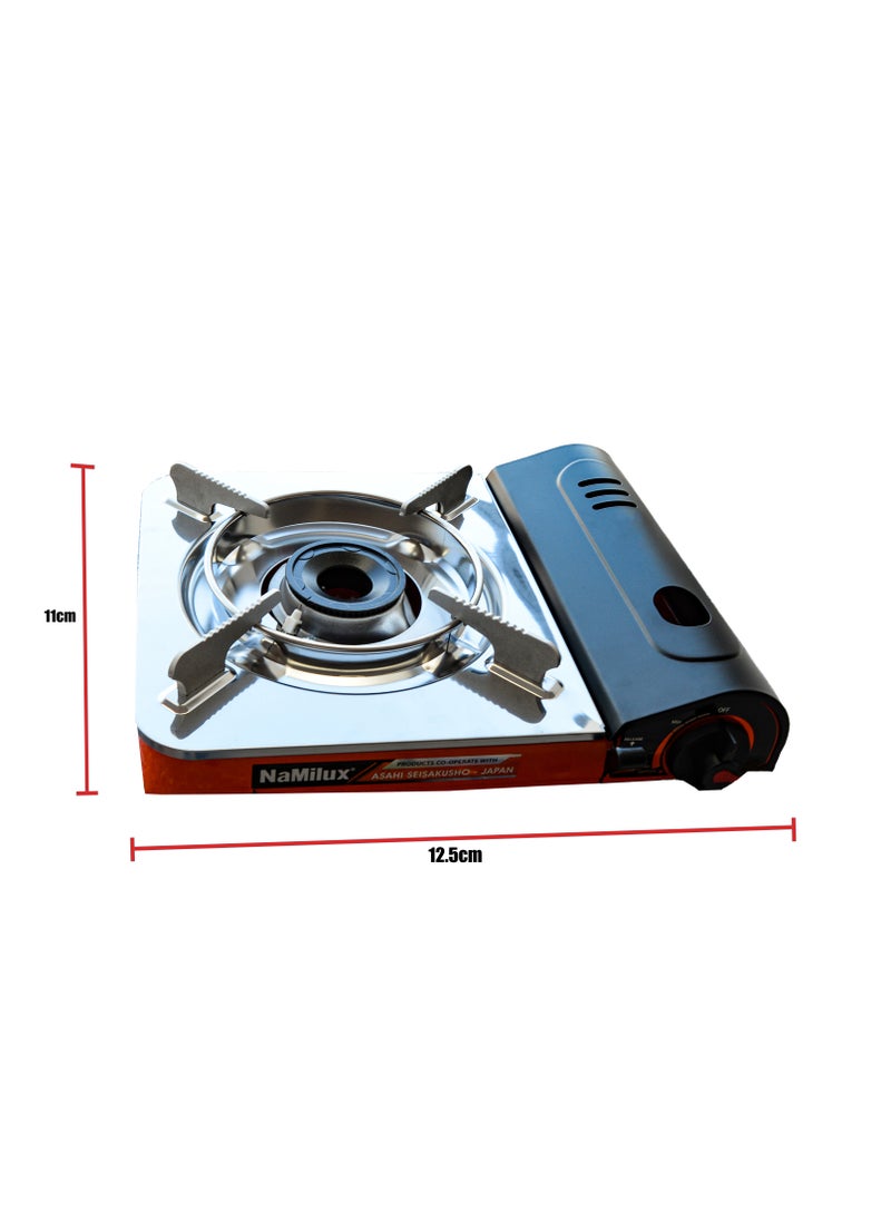 Portable Gas Stove for Camping and Outdoor Cooking Automatic Heat Control with Bag Gas is not included