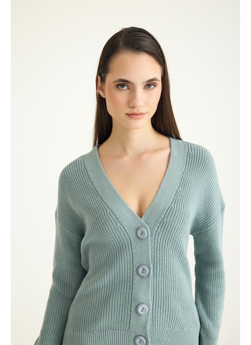 Camaieu Buttoned Women's Cardigan