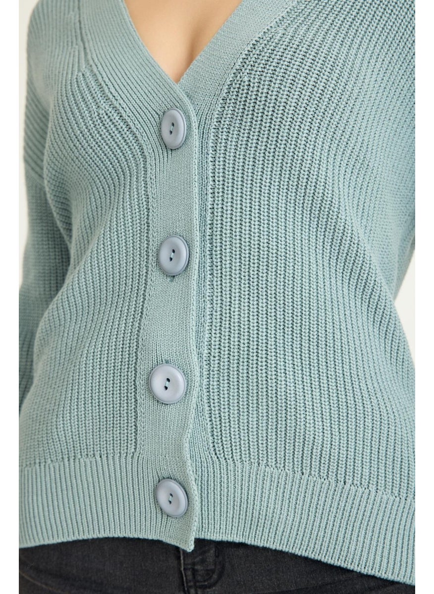 Camaieu Buttoned Women's Cardigan