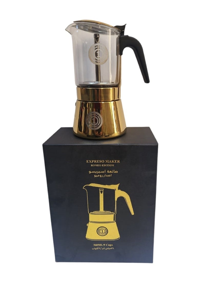 Premium Quality Stove Top Espresso Maker 360 Ml