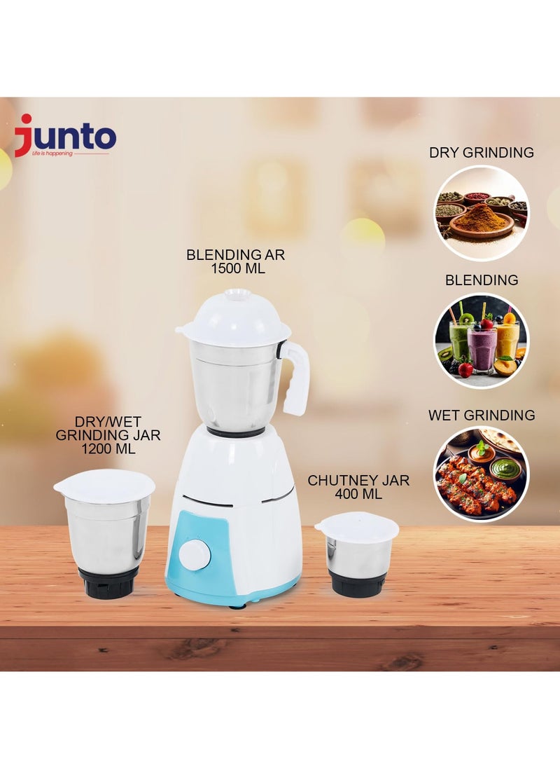 Junto Electric Mixer Grinder 750 Watts, with Hybrid Motor