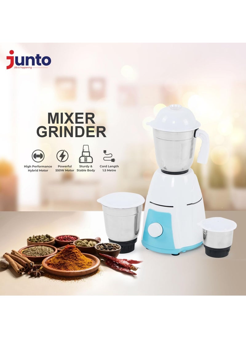 Junto Electric Mixer Grinder 750 Watts, with Hybrid Motor