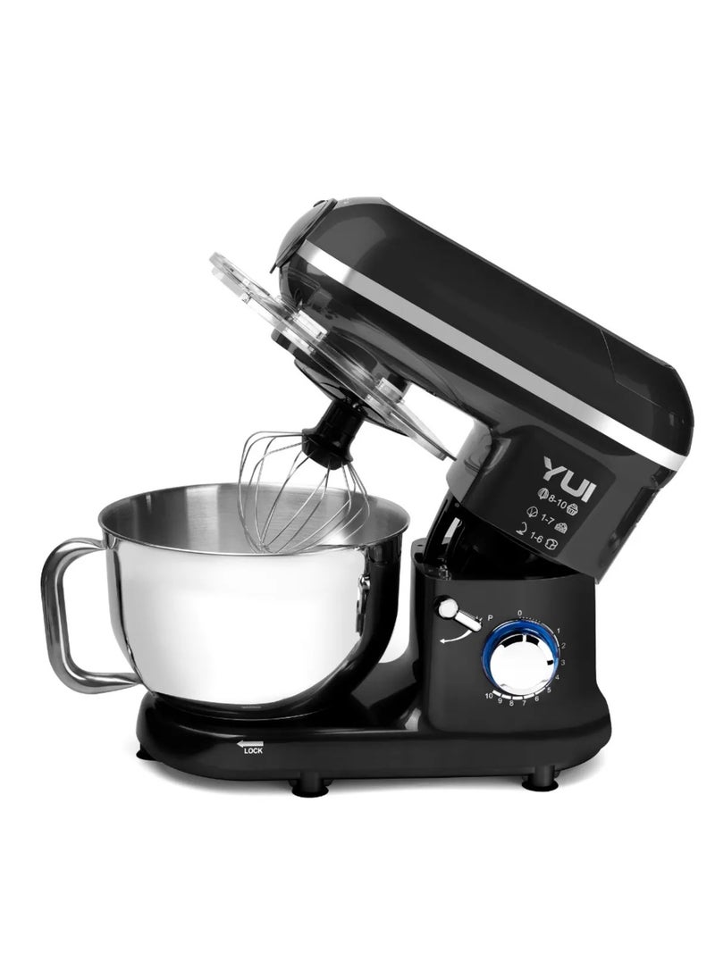 M120 Multi-Functional 3-in-1 Stand Mixer with Mincing Set & Blender - Black