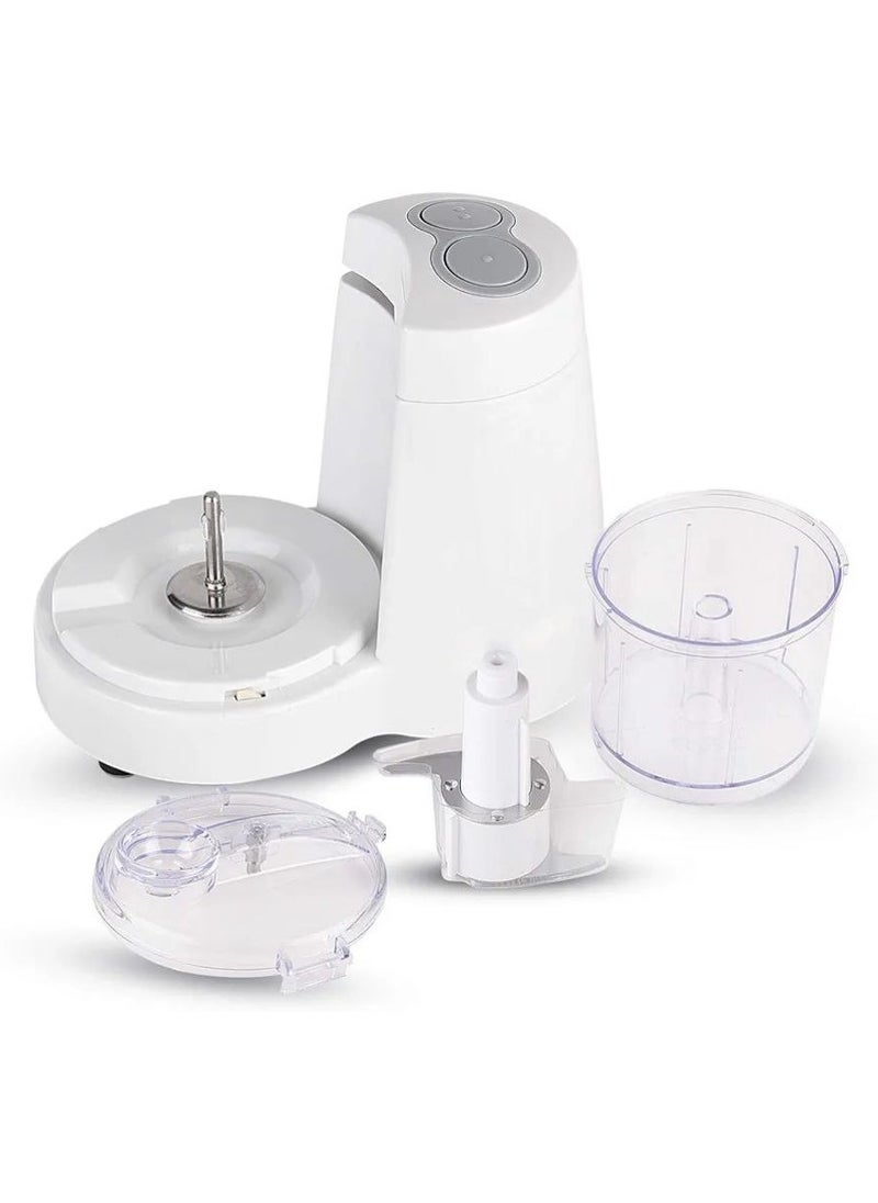 Dominion 1.5 Cup - Electric Mini Food Chopper - Vegetable & Fruit Cutter - Premium Stainless Steel Blades with Safety Lock Cover.