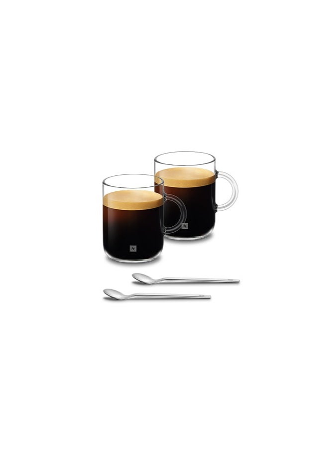 Vertuo Mug Set Small X 2 (Cup & Spoon)