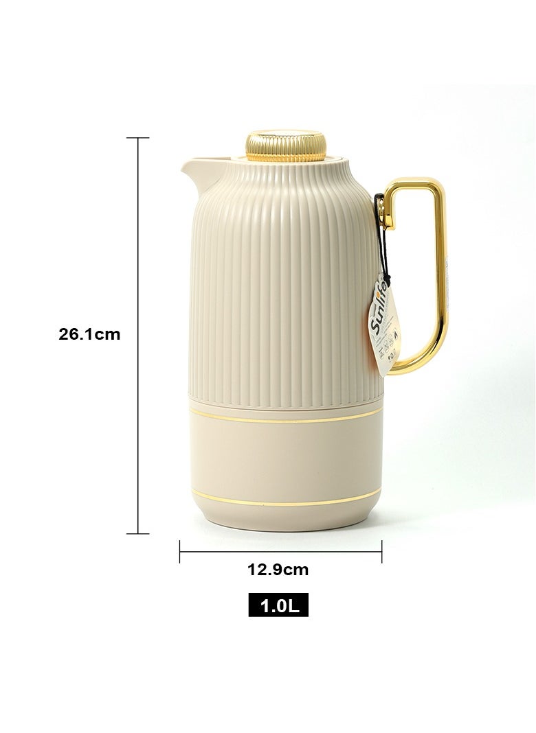 Lakuva 1.0 L Double Wall Vacuum Flask-Grey