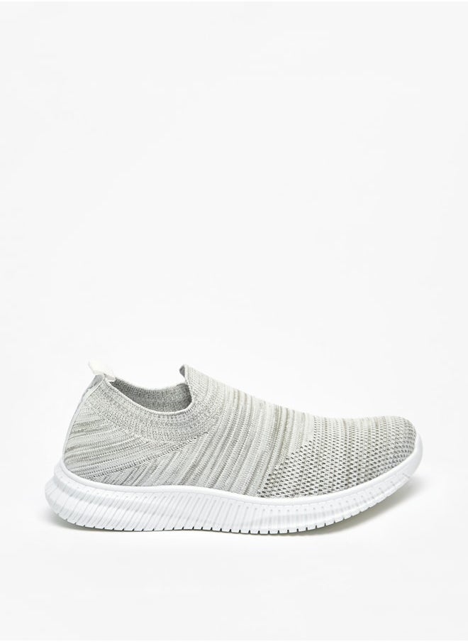 Women's Mesh Detail Slip-On Sports Shoes