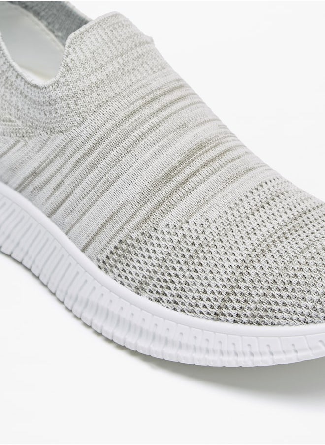 Women's Mesh Detail Slip-On Sports Shoes