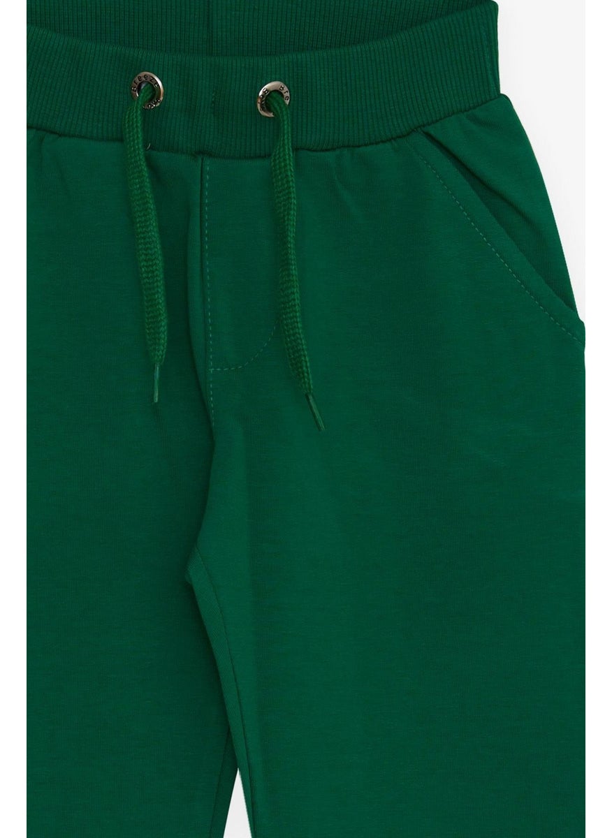 Breeze Boy's Sweatpants with Pocket, Age 3-8, Green