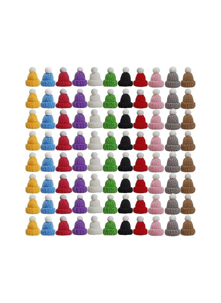 Silhouette 110 Mini Knitting Hats Christmas Mini Knitting Baby Hats Mini Wool Hat Christmas Colour:Colourful