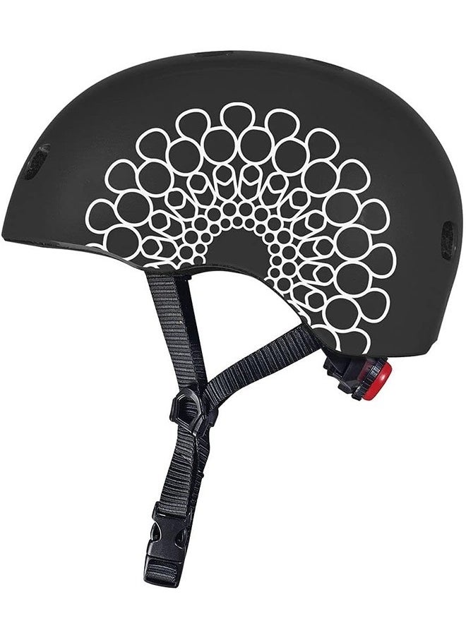 Micro Helmet Black M (Expo 2020) Kids Helmet | Bike Helmets | Kick Scooter Helmets | Sports Helmet for Kids Boys and Girls of Age 6-15 Years with Adjustable Straps