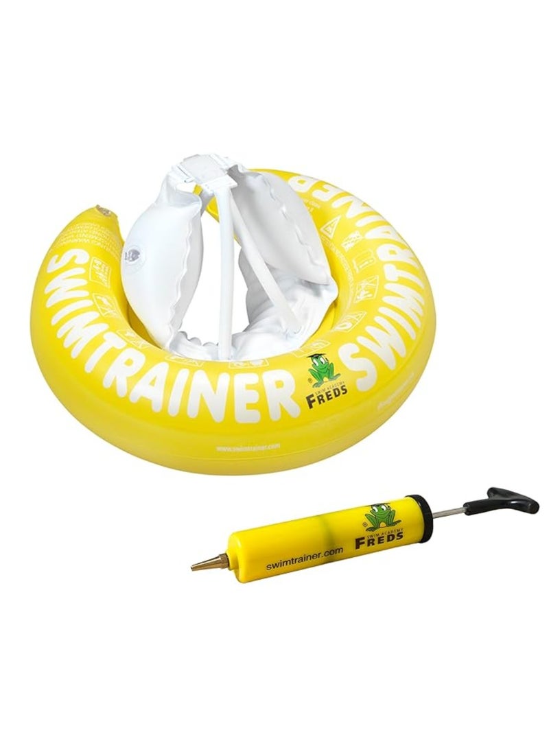 Freds Swim Academy Yellow Swim Tube & Yellow Hand Pump Set of 02