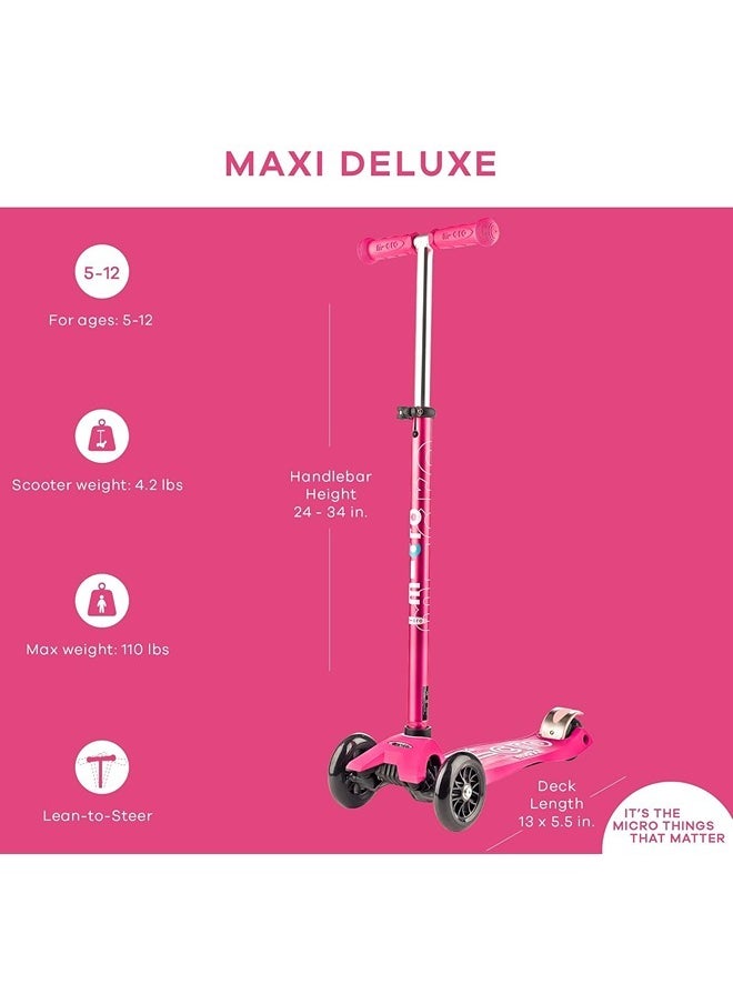 Micro - Maxi Deluxe Scooter - Pink (MMD021)