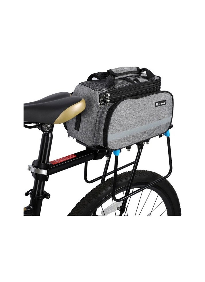 Western Bısiklet Large Capacity Bicycle Bag Water Sizes:36 × 20 × 15cm Colour:Gray