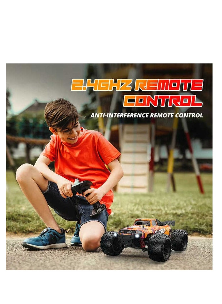 RC Cars for Boys, Adult, Remote Control Car Fast 40KPH Hobby RC Cars for Boys Age 8+, 4x4 All Terrain Off-Road RC Truck for Kids with 2.4 GHz Remote Control long battery life