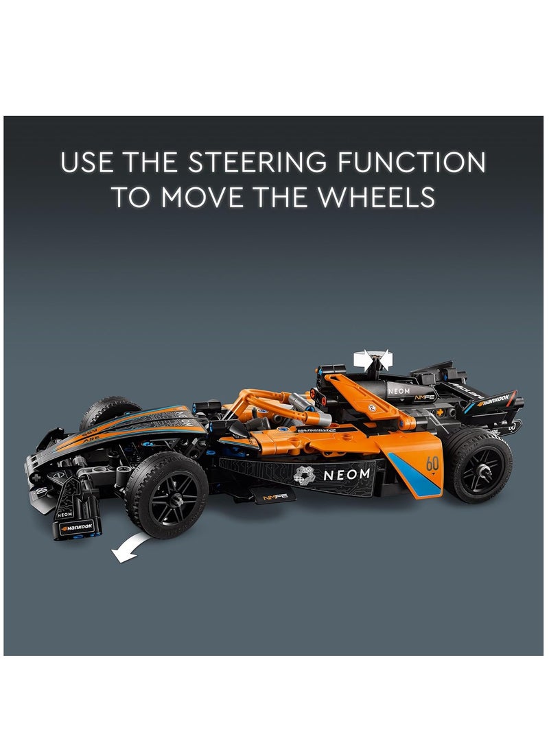 LEGO Technic NEOM McLaren Formula E Team Race Car 42169 Building Blocks Toy Car Set (452 Pieces)