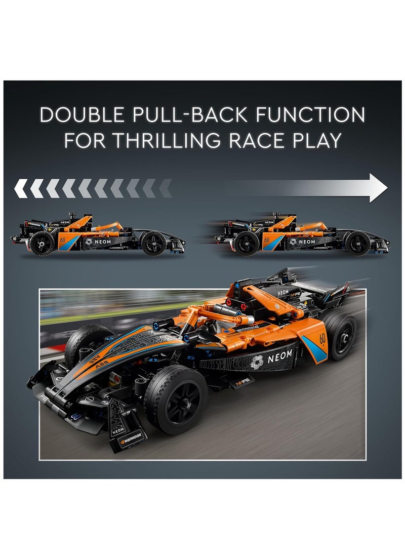 LEGO Technic NEOM McLaren Formula E Team Race Car 42169 Building Blocks Toy Car Set (452 Pieces)