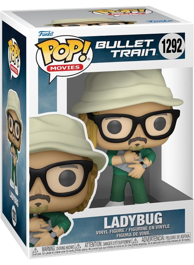 Funko Movies: Bullet Train- Ladybug - (1 in 6 chance of receiving the rare Chase version), 65739, Multicolor, One Size