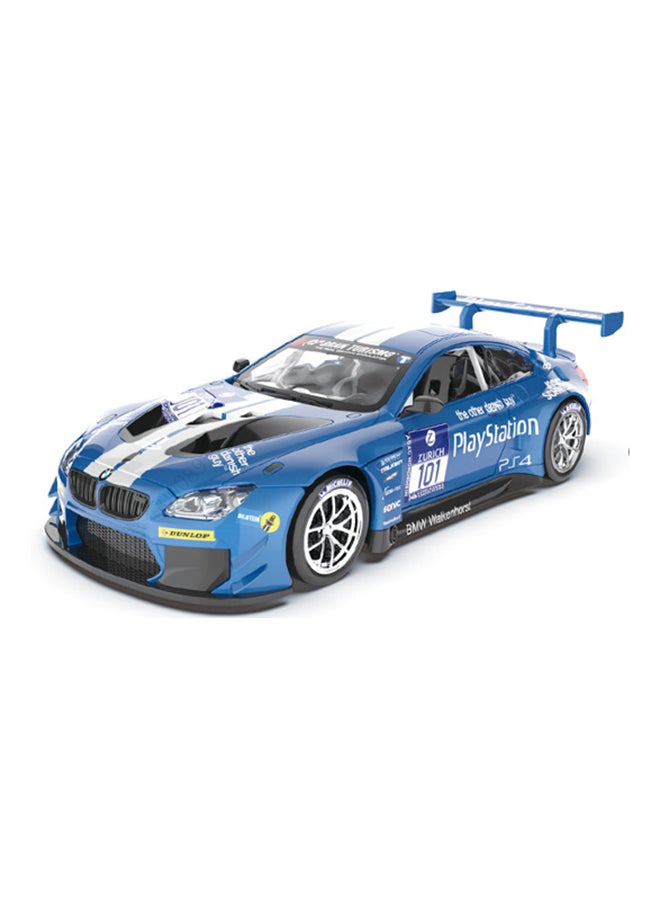 1:24 Alloy Car Model (Genuine License) BMW M6 GT3 (Blue)