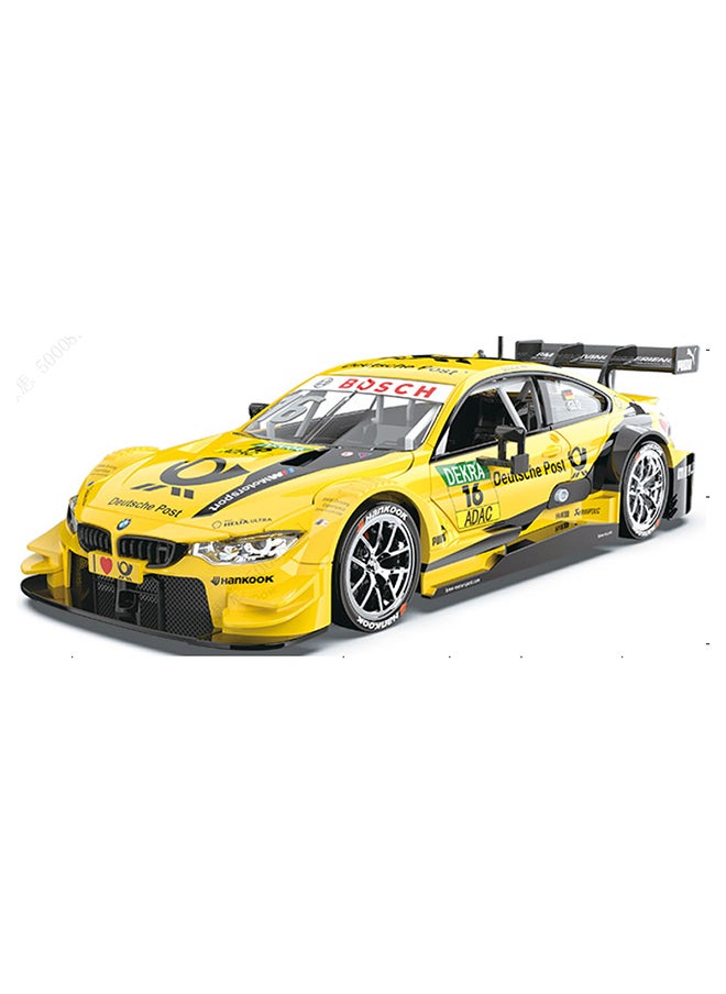 1:24 Alloy Car Model (Genuine License) BMW M4 DTM (Yellow)