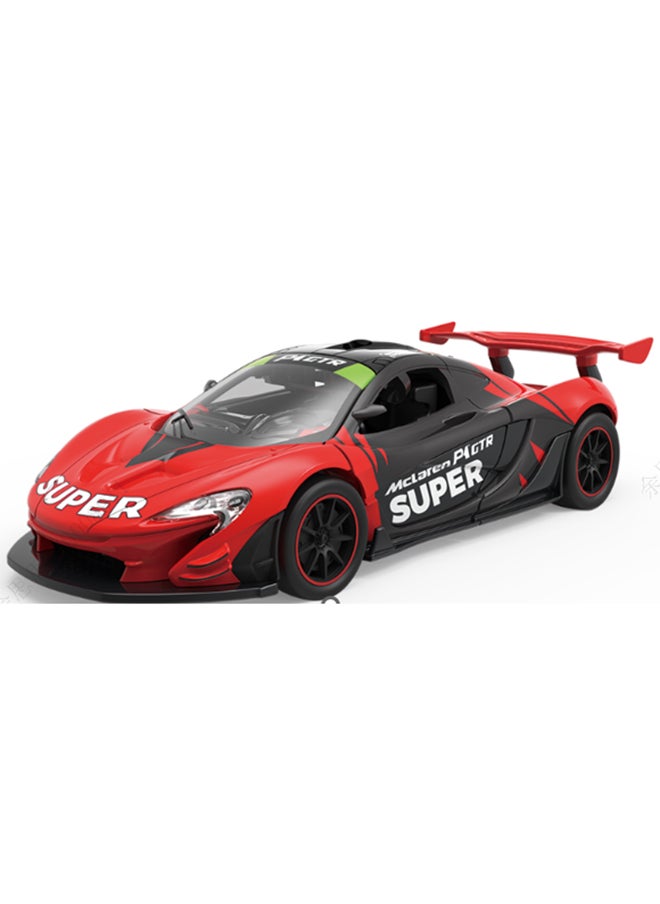 1:31 Alloy Car Model (Genuine License) McLaren P1 GTR (Red)