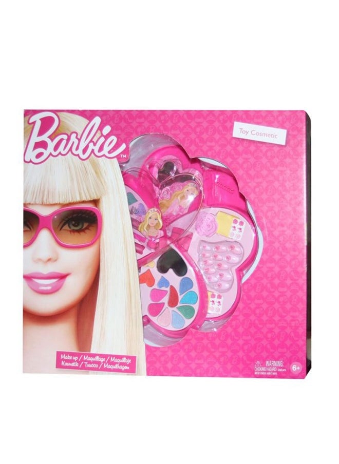 Barbie 4-deck Heart Cosmetic Case