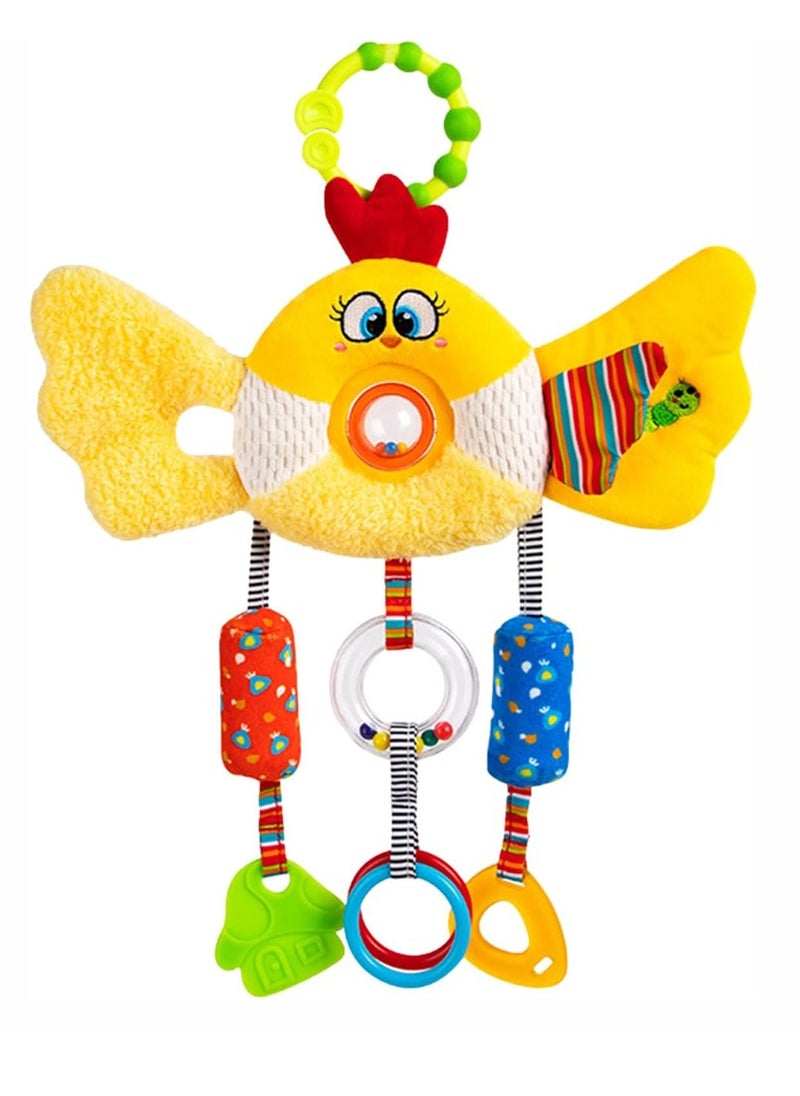 Factory Price Activity Hanging Plush Toys With Rattle Sound - Little Chicken