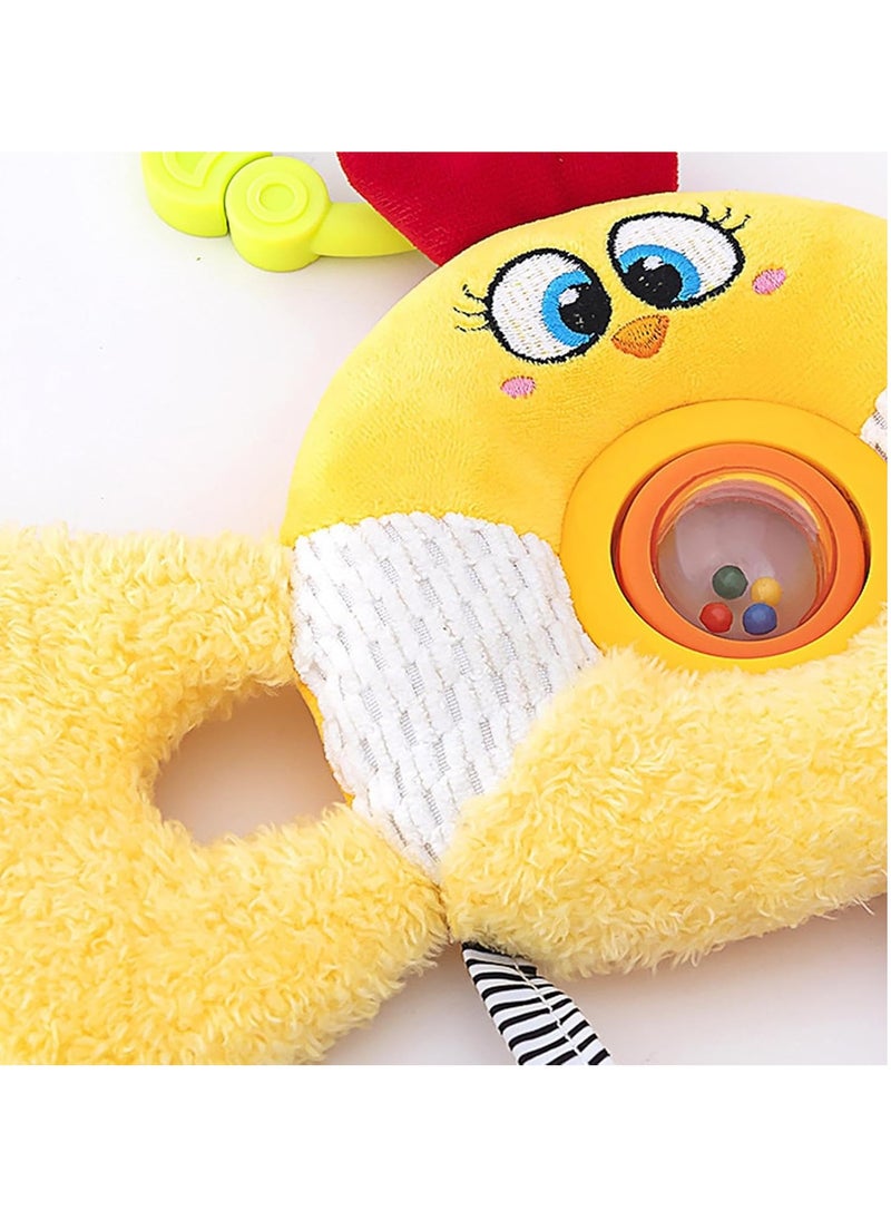 Factory Price Activity Hanging Plush Toys With Rattle Sound - Little Chicken