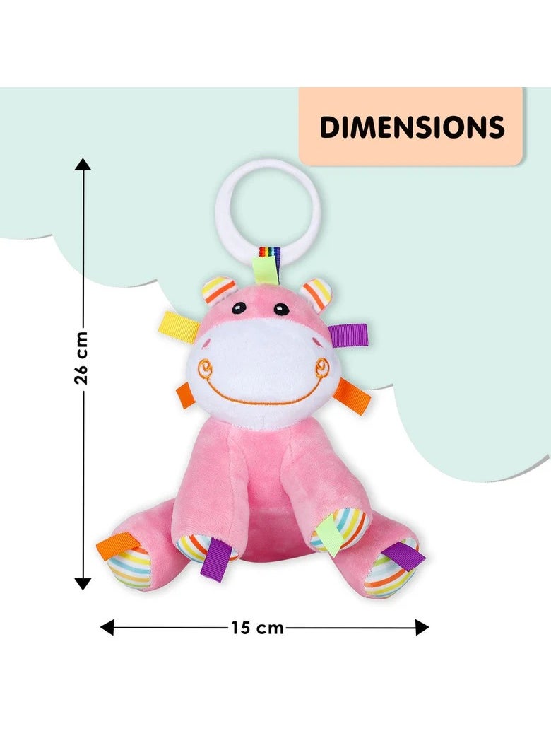 Factory Price Carly Animal Stuffed Plush Toys With Music Function - Hippo