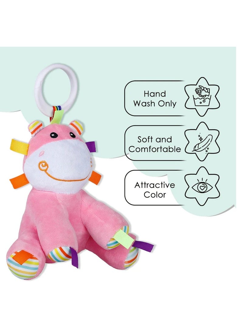 Factory Price Carly Animal Stuffed Plush Toys With Music Function - Hippo