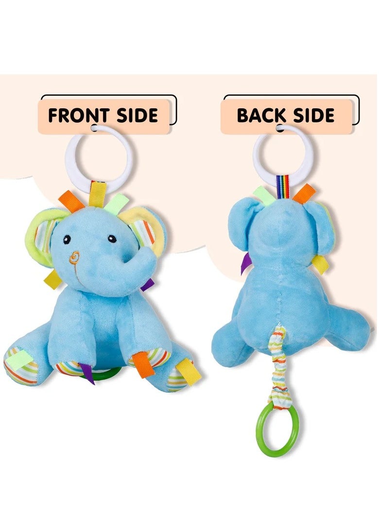 Factory Price Carly Animal Stuffed Plush Toys With Music Function - Elephant