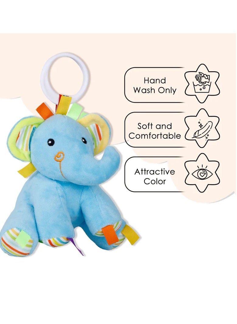 Factory Price Carly Animal Stuffed Plush Toys With Music Function - Elephant