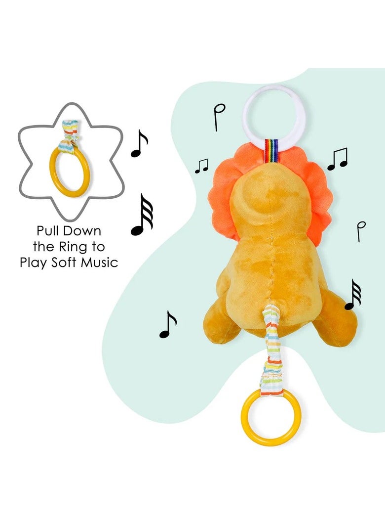 Factory Price Carly Animal Stuffed Plush Toys With Music Function - Lion