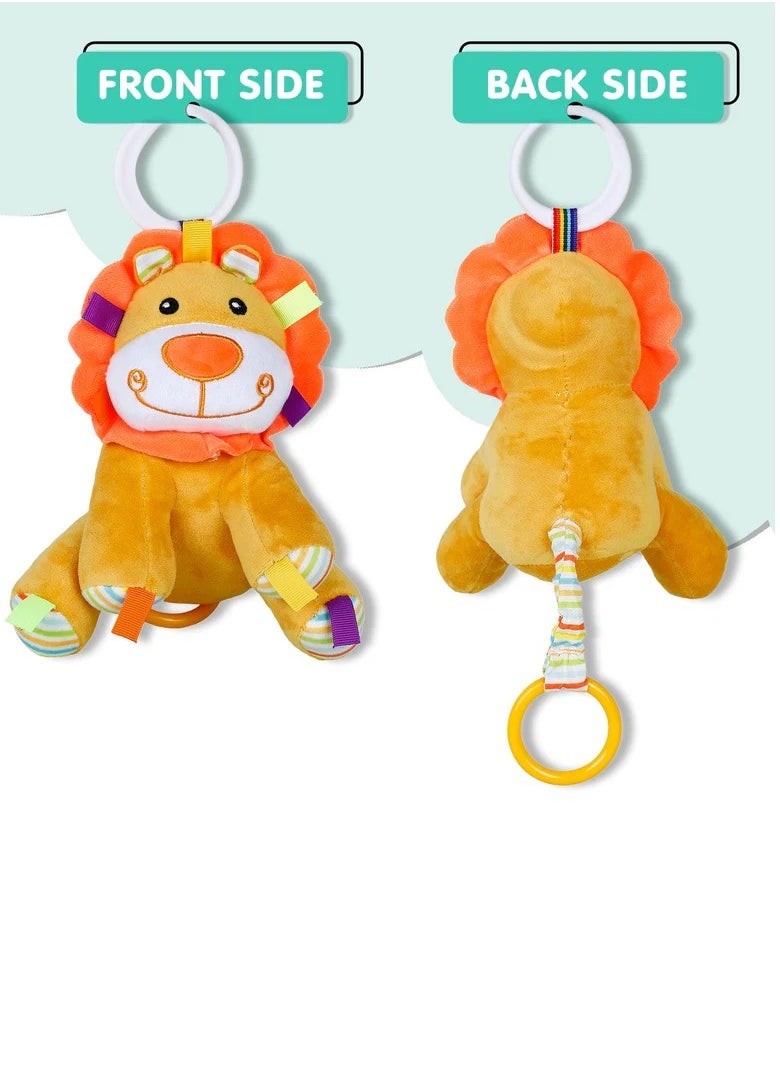 Factory Price Carly Animal Stuffed Plush Toys With Music Function - Lion