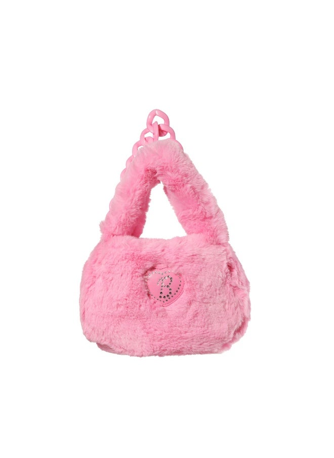 Fancy Barbie Collection Plush Handbag Pink