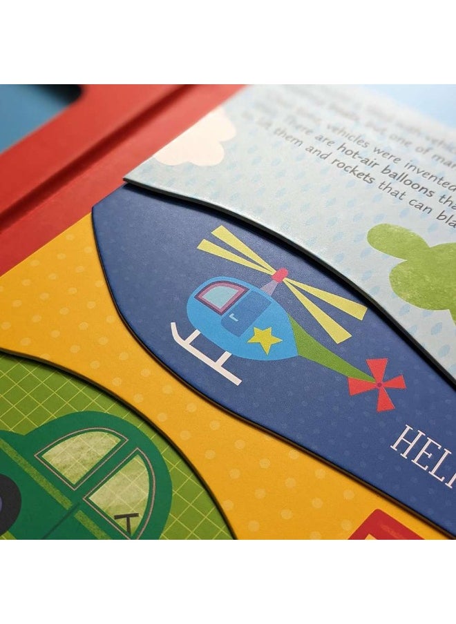 Transport A Learning Layer Book Lift-the-Flap Board Book (6 Pages)