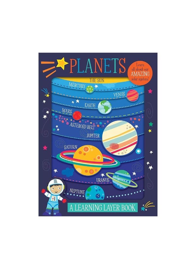 Planets A Learning Layer Book Lift-the-Flap Board Book (6 Pages)