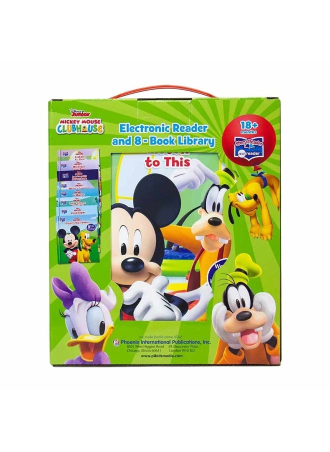 Disney Mickey Mouse Electronic Me Reader & 8 Hardcover Books