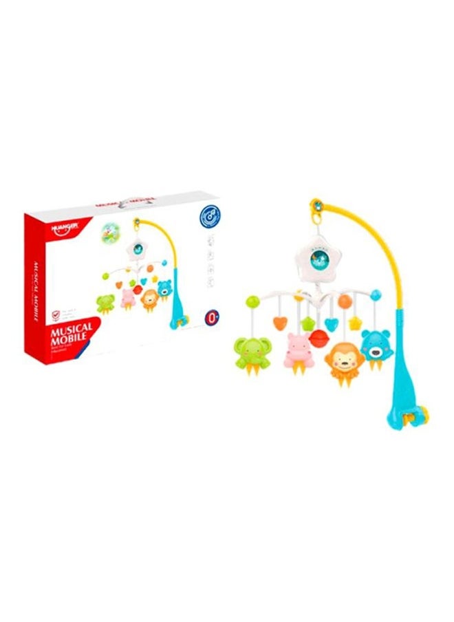 Rotating Attractive Musical Rattle Cot Mobile For Cradle And Bed Jhoomer Assorted 53x33x50cm